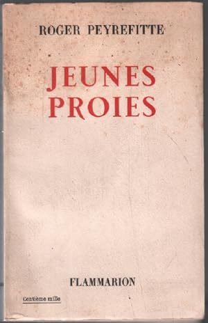 Bild des Verkufers fr Jeunes proies zum Verkauf von librairie philippe arnaiz