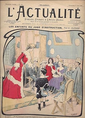 L'Actualité / N°123 du 1er juin 1902 : Les enfants du juge d'instruction par C.Clérice (.)