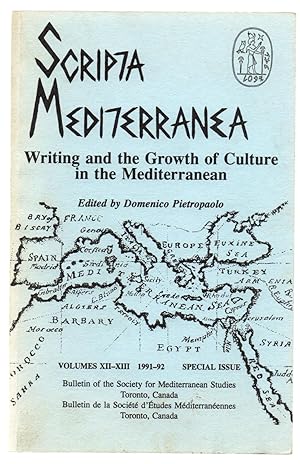 Bild des Verkufers fr Scripta Mediterranea: Writing and the Growth of Culture in the Mediterranean zum Verkauf von Attic Books (ABAC, ILAB)