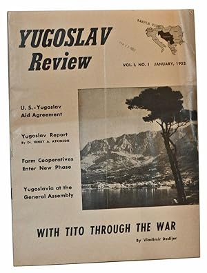 Seller image for Yugoslav Review, Volume I, Number 1 (January, 1952) for sale by Cat's Cradle Books