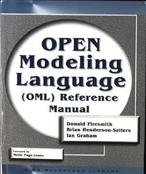 Image du vendeur pour OPEN Modeling Language (OML) Reference Manual SIGS Reference Library, Band 9 mis en vente par books4less (Versandantiquariat Petra Gros GmbH & Co. KG)