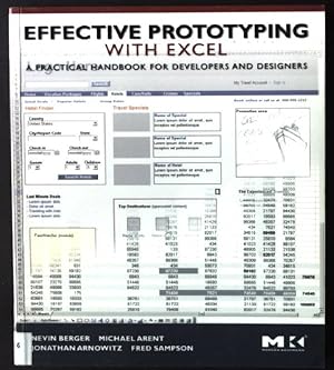 Seller image for Effective Prototyping with Excel: A Practical Handbook for Developers and Designers Morgan Kaufmann Series in Interactive Technologies for sale by books4less (Versandantiquariat Petra Gros GmbH & Co. KG)