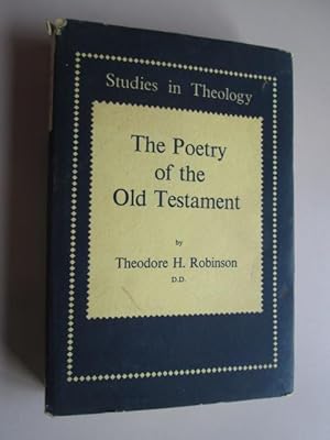 Imagen del vendedor de The Poetry of the Old Testament a la venta por Goldstone Rare Books