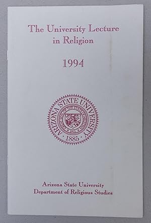 Immagine del venditore per New Religious Virtues and the Study of Religion: Fifteenth Annual University Lecture in Religion at Arizona State University, February 10, 1994 venduto da Faith In Print