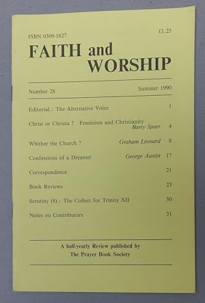 Immagine del venditore per Faith and Worship: Number 28, Summer 1990 venduto da Faith In Print