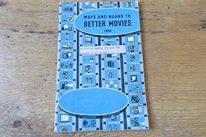 Seller image for Ways and Means to Better Movies 1958 Price list - UK postage 2 for sale by Mungobooks