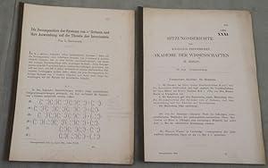 Die Decomposition der Systeme von n Grössen und ihre Anwendung auf die Theorie der Invarianten.