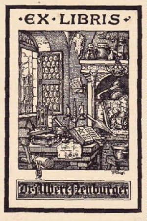 Seller image for Exlibris fr Dr.Albert Neuburger. Klischedruck von Paul Voigt. for sale by Antiquariat Heinz Tessin