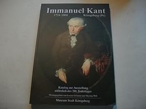 Bild des Verkufers fr Immanuel Kant. 1724-1804. zum Verkauf von Ottmar Mller