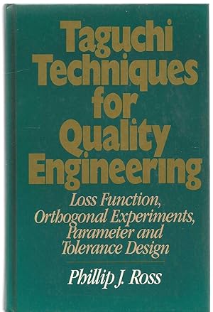 Immagine del venditore per Taguchi Techniques for Quality Engineering venduto da Turn The Page Books