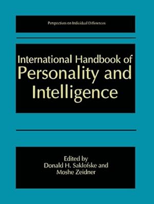 Bild des Verkufers fr International Handbook of Personality and Intelligence zum Verkauf von AHA-BUCH GmbH