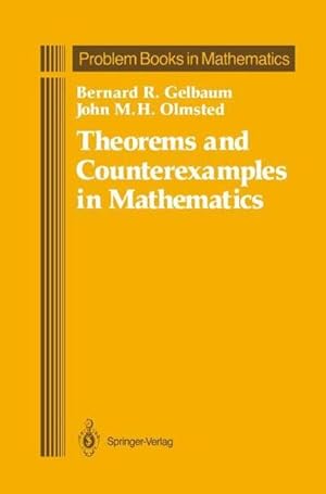 Imagen del vendedor de Theorems and Counterexamples in Mathematics a la venta por AHA-BUCH GmbH