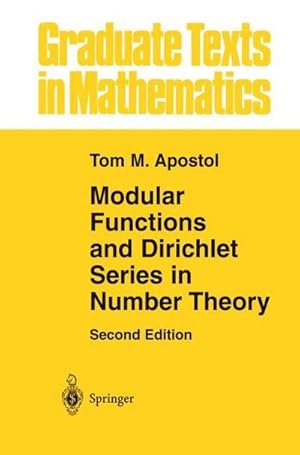 Bild des Verkufers fr Modular Functions and Dirichlet Series in Number Theory zum Verkauf von AHA-BUCH GmbH