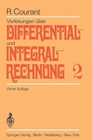 Bild des Verkufers fr Vorlesungen ber Differential- und Integralrechnung : Zweiter Band: Funktionen mehrerer Vernderlicher zum Verkauf von AHA-BUCH GmbH