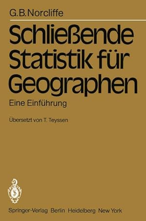Seller image for Schlieende Statistik fr Geographen : Eine Einfhrung for sale by AHA-BUCH GmbH