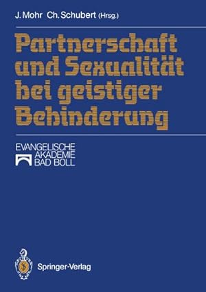 Bild des Verkufers fr Partnerschaft und Sexualitt bei geistiger Behinderung zum Verkauf von AHA-BUCH GmbH