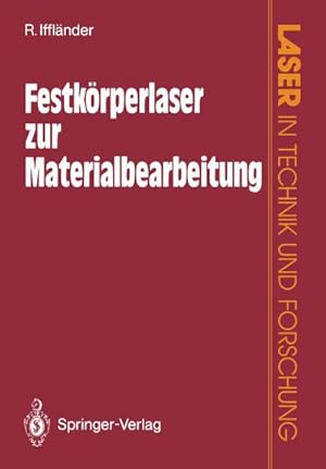 Seller image for Festkrperlaser zur Materialbearbeitung for sale by AHA-BUCH GmbH