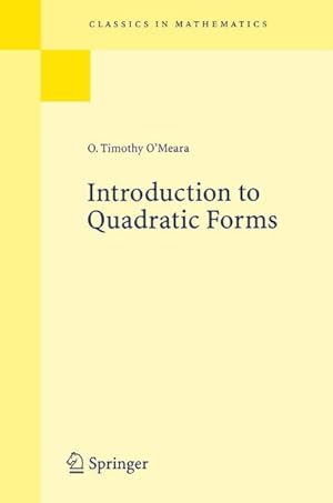 Seller image for Introduction to Quadratic Forms for sale by AHA-BUCH GmbH