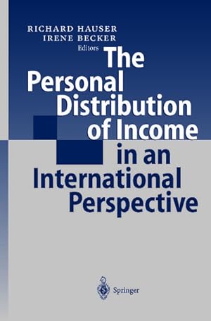 Bild des Verkufers fr The Personal Distribution of Income in an International Perspective zum Verkauf von AHA-BUCH GmbH