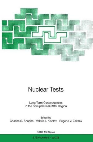 Imagen del vendedor de Nuclear Tests : Long-Term Consequences in the Semipalatinsk/Altai Region a la venta por AHA-BUCH GmbH