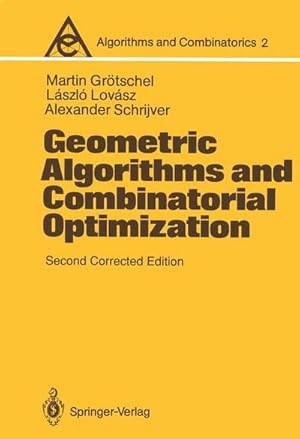 Bild des Verkufers fr Geometric Algorithms and Combinatorial Optimization zum Verkauf von AHA-BUCH GmbH