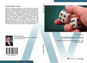 Seller image for Stakeholder Value : Ansatz fr ein Leistungsmessungs- und Anreizsystem for sale by AHA-BUCH GmbH