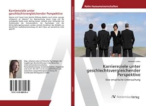 Seller image for Karriereziele unter geschlechtsvergleichender Perspektive : Eine empirische Untersuchung for sale by AHA-BUCH GmbH