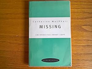 Imagen del vendedor de Missing - proof copy a la venta por Peter Pan books
