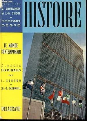 Imagen del vendedor de HISTOIRE - L MONDE CONTEMPORAIN - CLASSES DE TERMINALES a la venta por Le-Livre