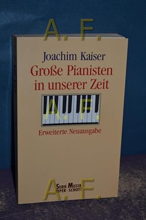 Bild des Verkufers fr Grosse Pianisten in unserer Zeit. Piper , Bd. 8295 : Musik zum Verkauf von Antiquarische Fundgrube e.U.