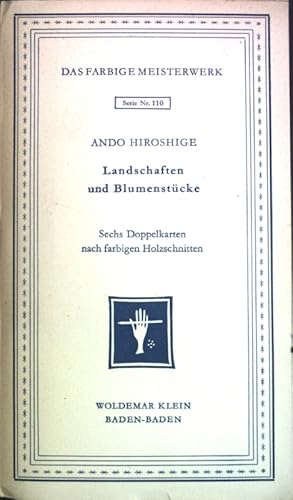 Bild des Verkufers fr Landschaften und Blumenstcke: Sechs Doppelkarten nach farbigen Holzschnitten; Serie Nr. 110; zum Verkauf von books4less (Versandantiquariat Petra Gros GmbH & Co. KG)