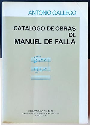 Catálogo de obras de Manuel de Falla