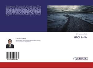 Immagine del venditore per HPCL India venduto da AHA-BUCH GmbH