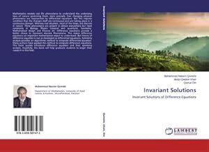 Seller image for Invariant Solutions : Invariant Solutions of Difference Equations for sale by AHA-BUCH GmbH