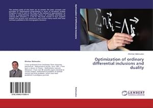 Immagine del venditore per Optimization of ordinary differential inclusions and duality venduto da AHA-BUCH GmbH