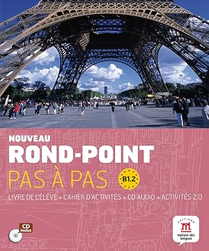 Seller image for Nouveau rond-point B1.2 pas a pas. Libro+cuaderno+cd for sale by Imosver