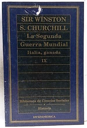 Seller image for La Segunda Guerra Mundial Ix. Italia, Ganada for sale by SalvaLibros