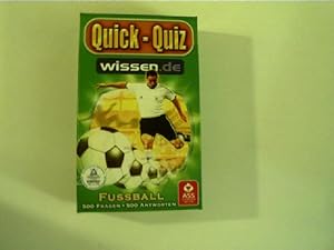 Quick - Quiz: Fussball ( 500 Fragen - 500 Antworten), ab 7 Jahre, 2 - 6 Spieler, Inhalt: 110 Spie...