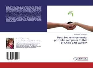 Bild des Verkufers fr How SA's environmental portfolio compares to that of China and Sweden zum Verkauf von AHA-BUCH GmbH