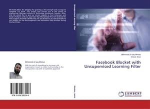 Seller image for Facebook Blocket with Unsupervised Learning Filter for sale by AHA-BUCH GmbH