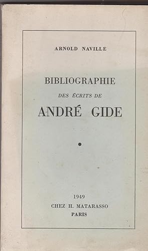 Bibliographie des écrits d'André Gide