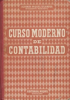 Imagen del vendedor de Curso moderno de contabilidad a la venta por Librera Vobiscum