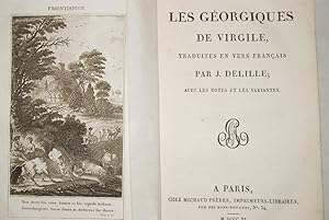 Seller image for LES GEORGIQUES DE VIRGILE TRADUITES EN VERS FRANCAIS Avec les notes et les variantes for sale by Librairie RAIMOND