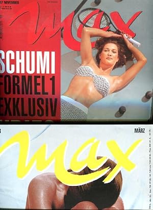MAX 3/93 - Steffi Graf exklusiv und MAX 11/97 - "50 Seiten die neue Steffi"