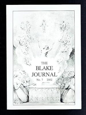 Seller image for The Blake Journal No 7 2002 for sale by Sonnets And Symphonies