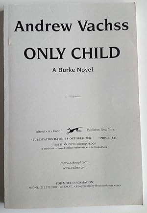 Only Child: A Burke Novel ARC