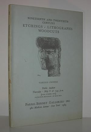 Seller image for NINETEENTH AND TWENTIETH CENTURY ETCHINGS, LITHOGRAPHS, WOODCUTS for sale by Evolving Lens Bookseller