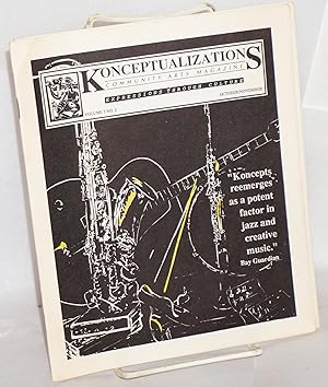 Seller image for Konceptualizations: community arts magazine volume 3, no. 2, October/November 1987 for sale by Bolerium Books Inc.