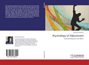 Immagine del venditore per Psychology of Adjustment : Understanding Life a bit Better venduto da AHA-BUCH GmbH