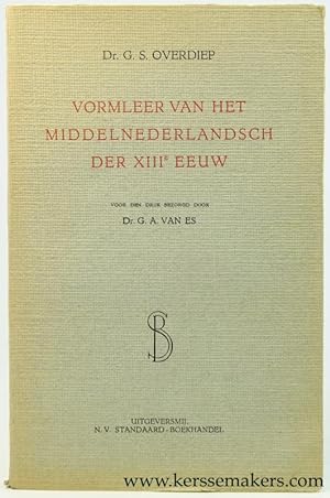 Bild des Verkufers fr Vormleer van het Middelnederlandsch der XIIIe eeuw. zum Verkauf von Emile Kerssemakers ILAB